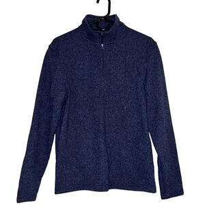Izod Mens SIze S Blue Pullover 3/4 Zipper